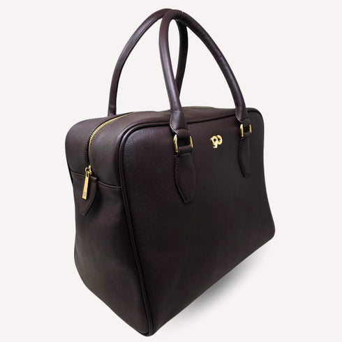 Vamika 90 Feet Genuine Leather Brown Tote Bag